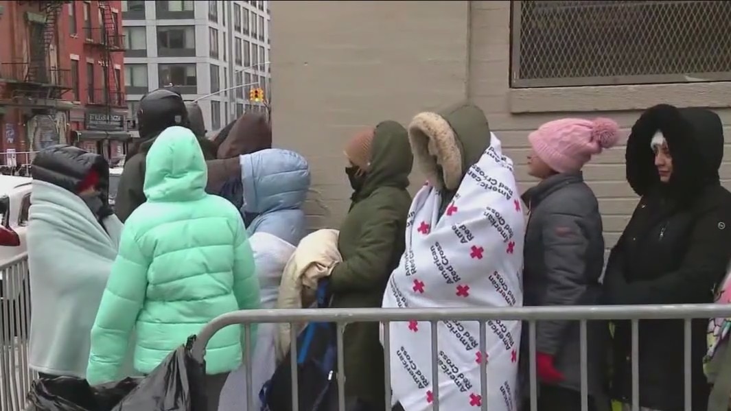 NYC migrants braving the cold