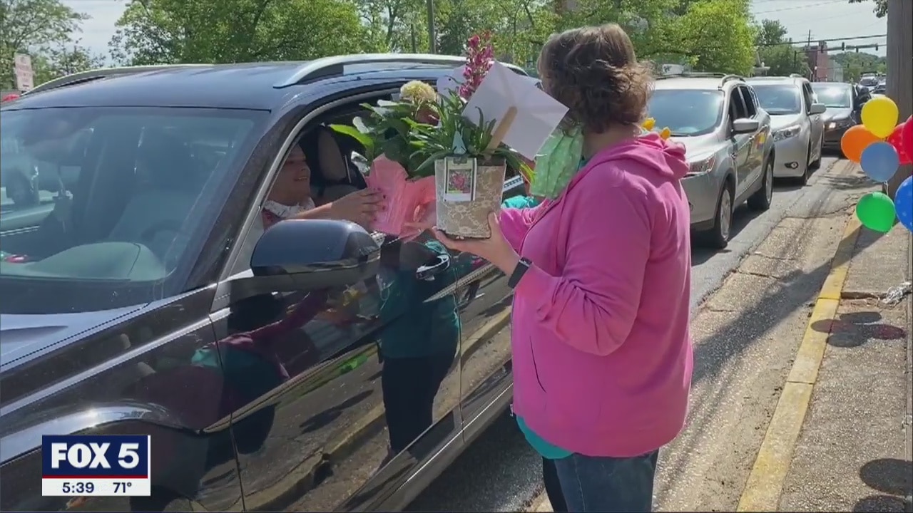 Preschool drive-by graduation