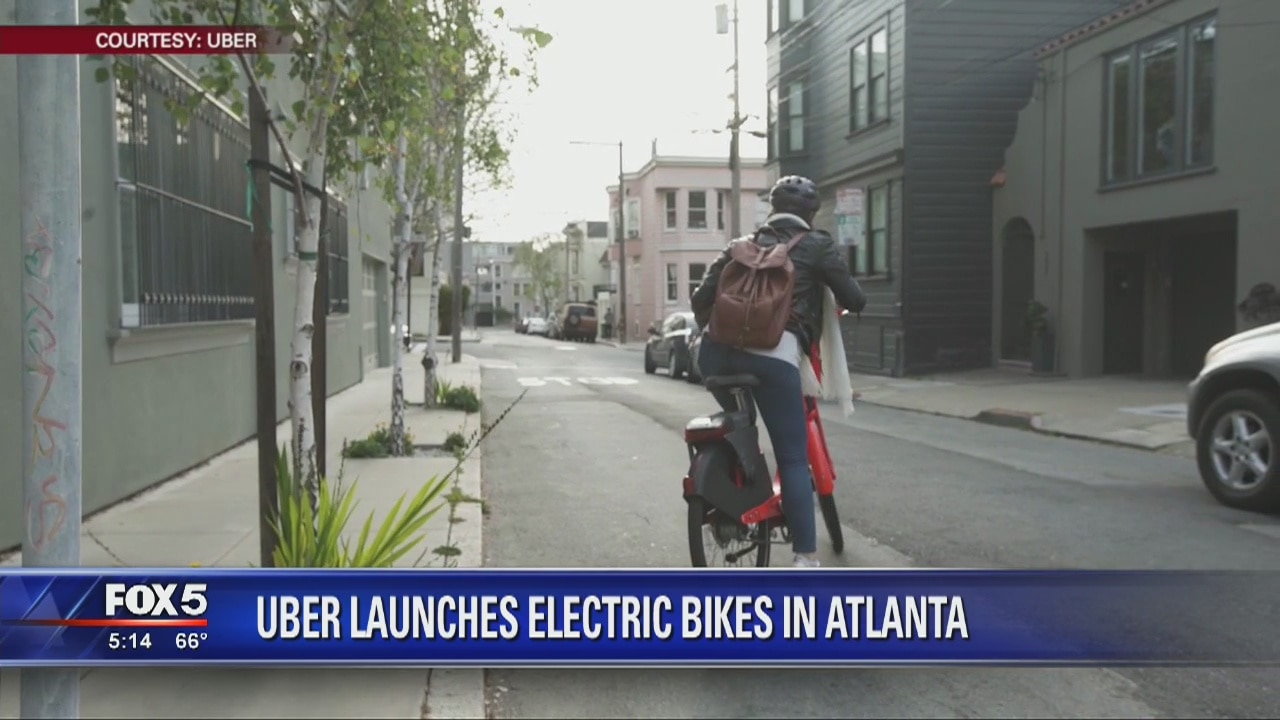 Uber launches electric bikes in Atlanta