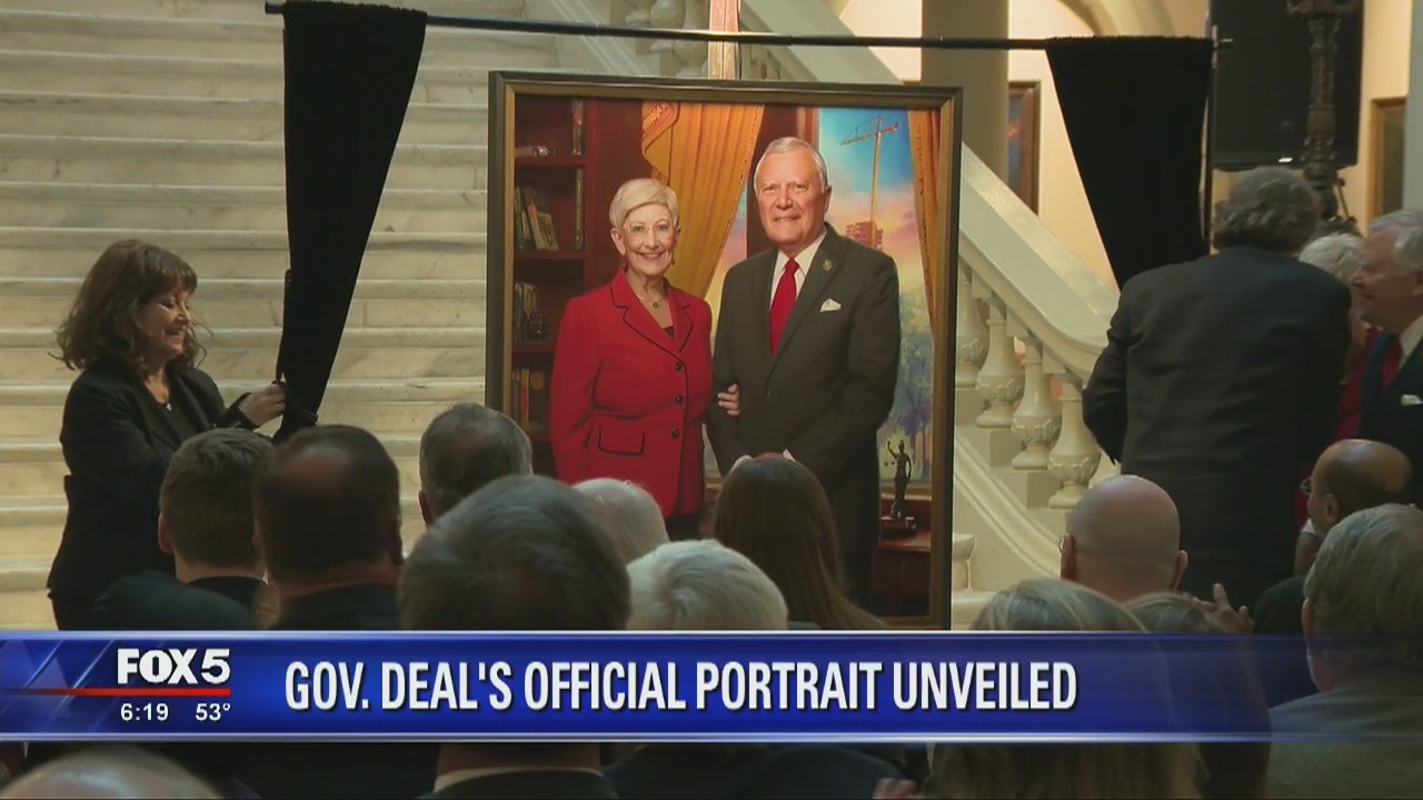 Georgia Gov. Nathan Deal's portrait unveiled