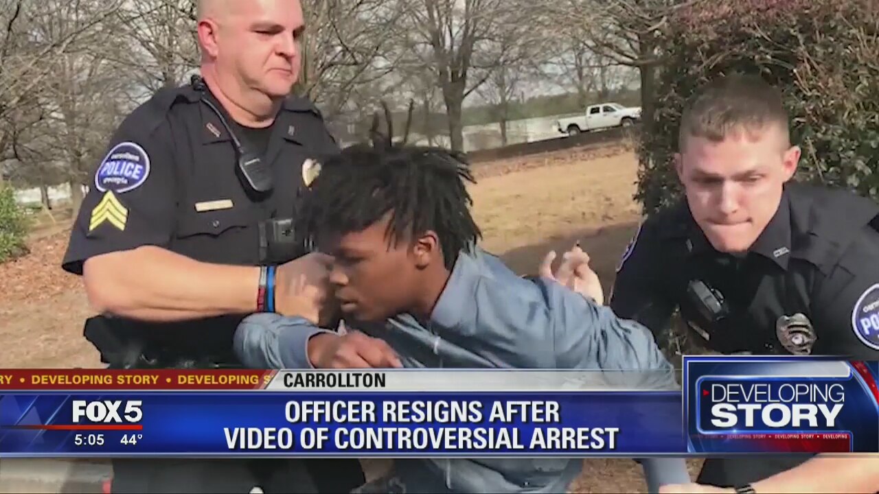 Officer resigns after video of controversial arrest
