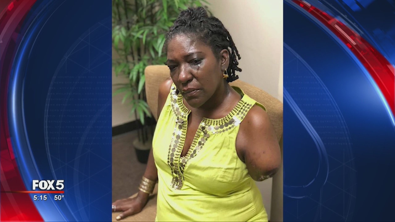 Woman who lost arm after crash testifies to grand jury