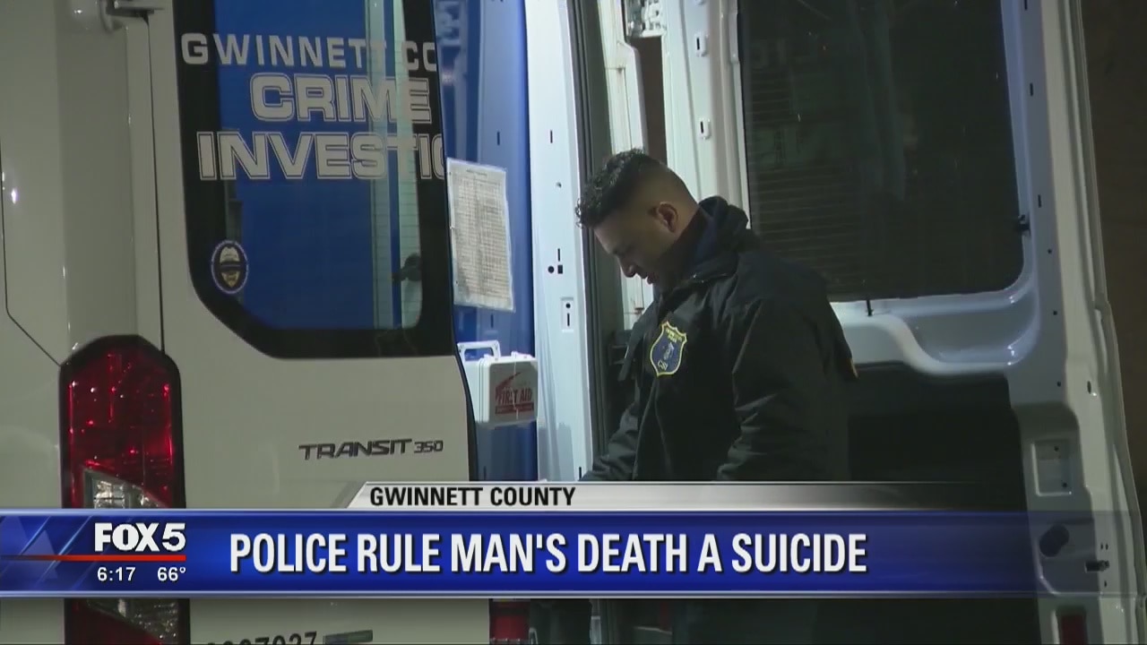 Gwinnett County Police rule man's death a suicide