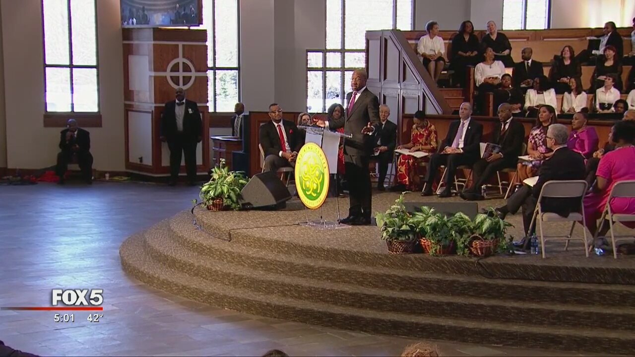 Rev. Martin Luther King, Jr. Day Service in Atlanta