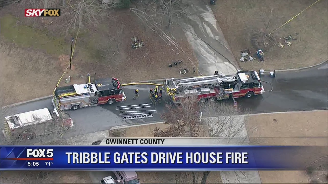 Tribble Gates Drive house fire