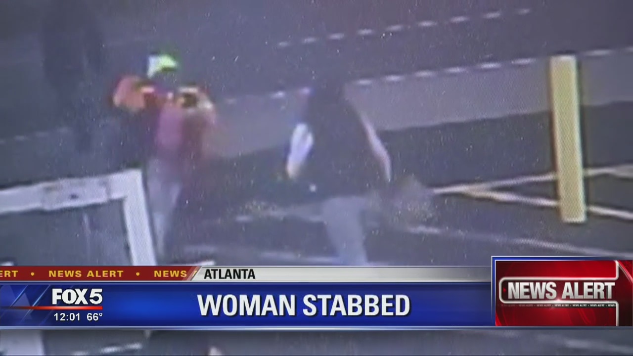 Woman stabbed in Atlanta