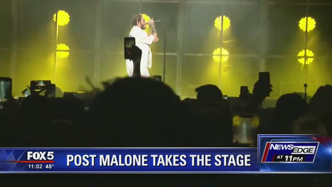 Post Malone takes the stage