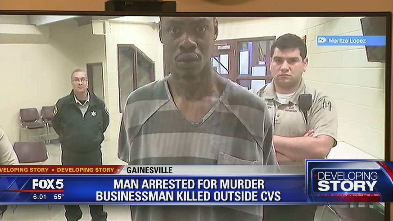 Man makes first appearance on charged he murdered Gainesville businessman
