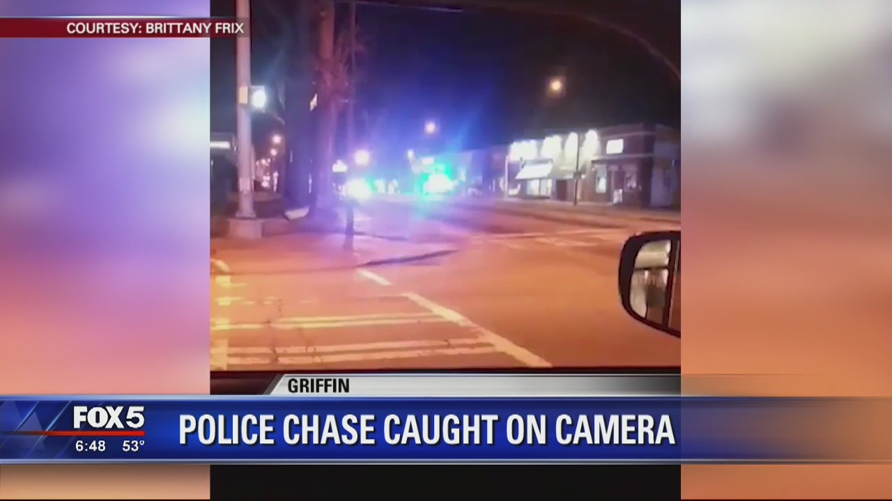 Griffin Police chase caught on camera