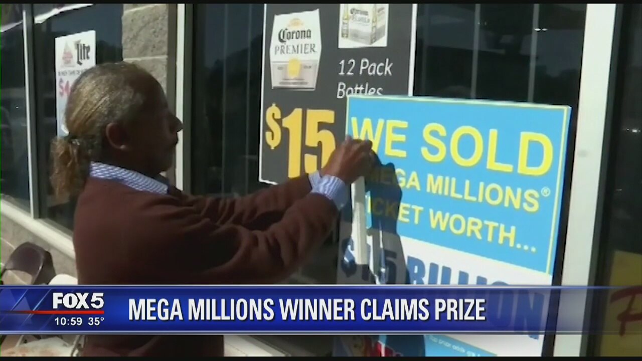 Mega Millions winner claims prize