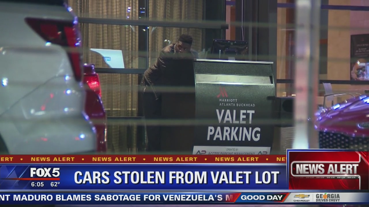 Cars stolen from Atlanta valet