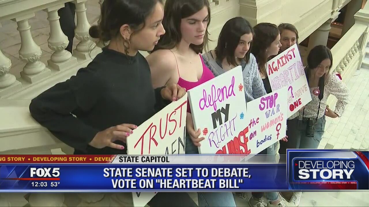Ga. senators set to vote on abortion bill