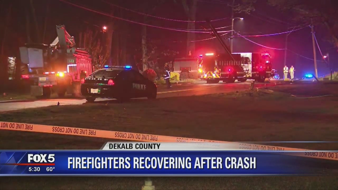 DeKalb County firefighters recovering after crash