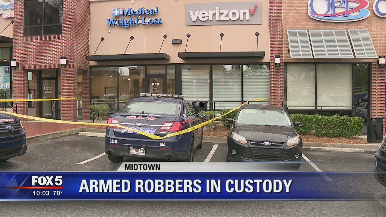 Midtown robbery suspects in custody