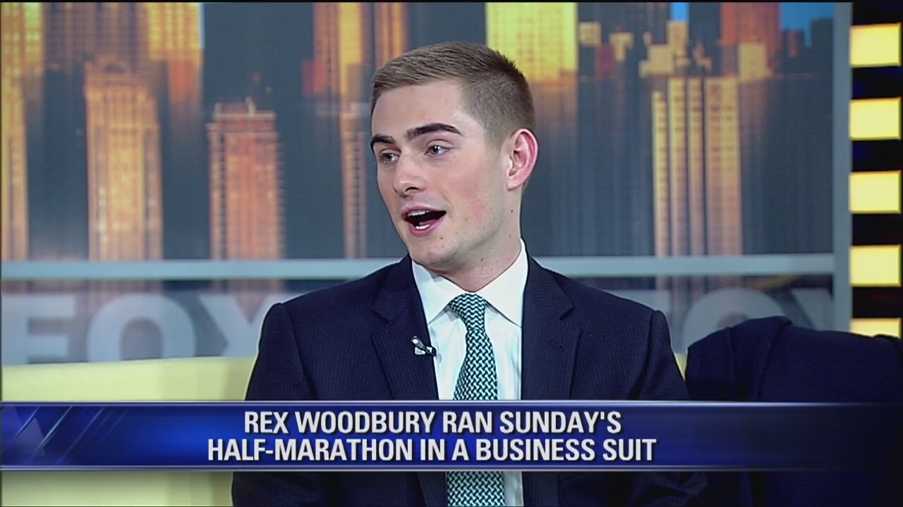 Man Runs Half Marathon in Suit