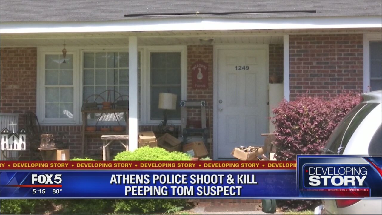 Athens Police shoot and kill peeping tom suspect