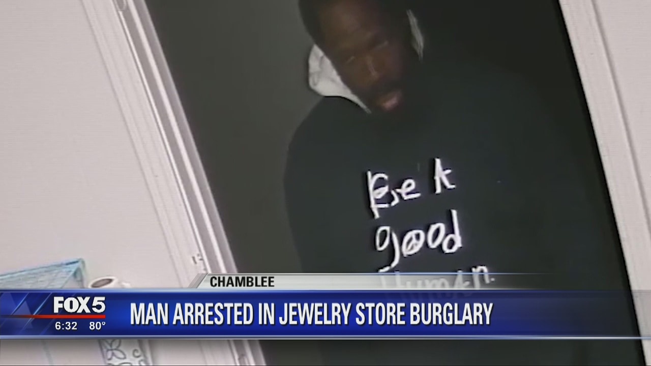 Man arrested in jewelry store burglary | FOX 5 Atlanta