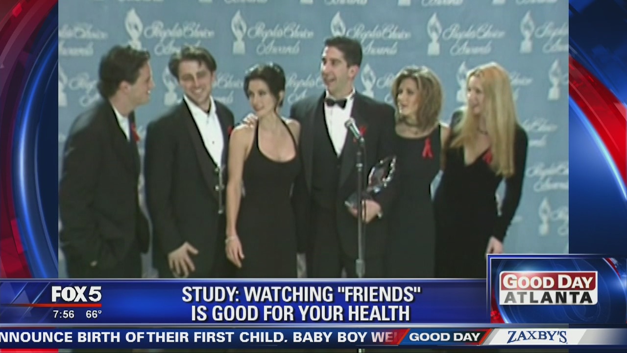 Watching "Friends" may be good for your health
