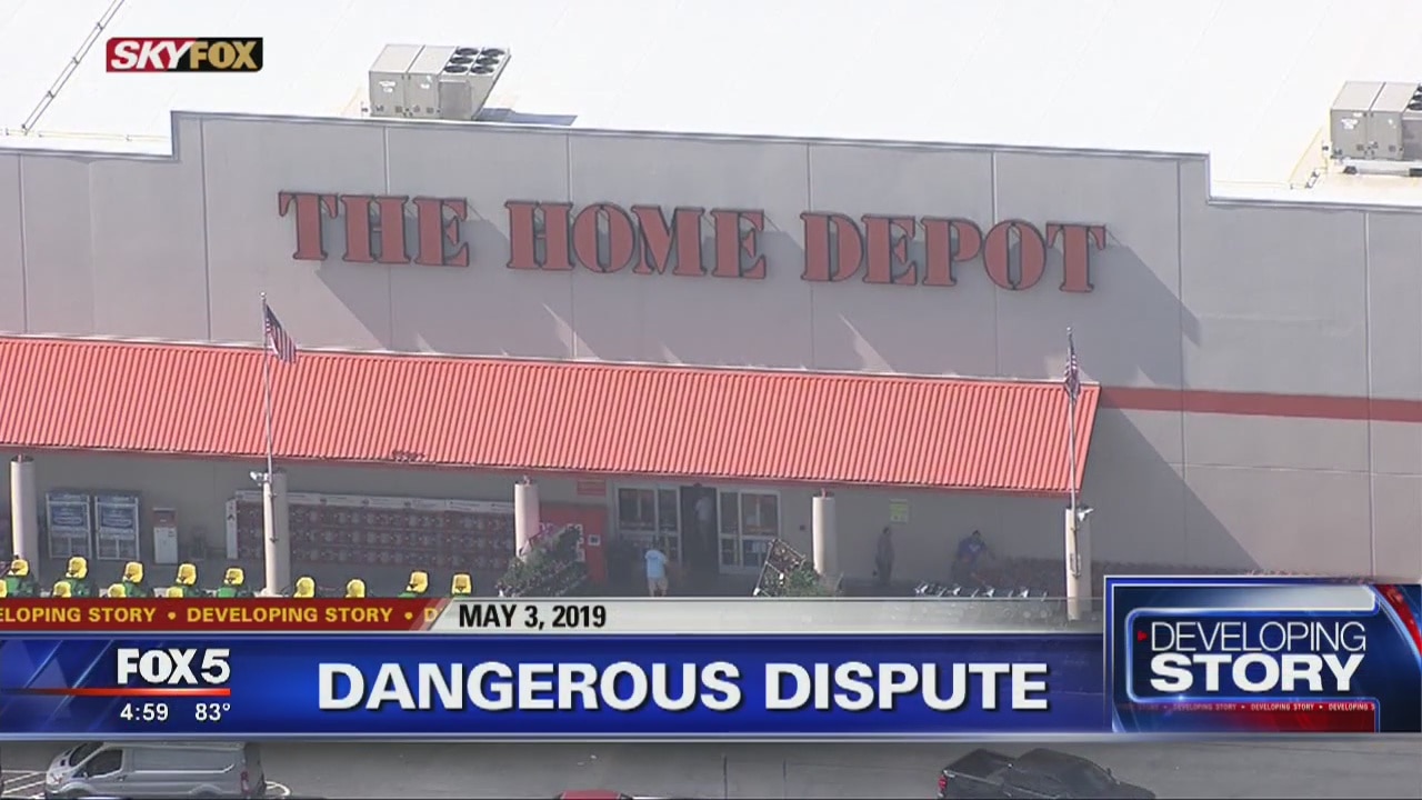 Dangerous dispute at Home Depot