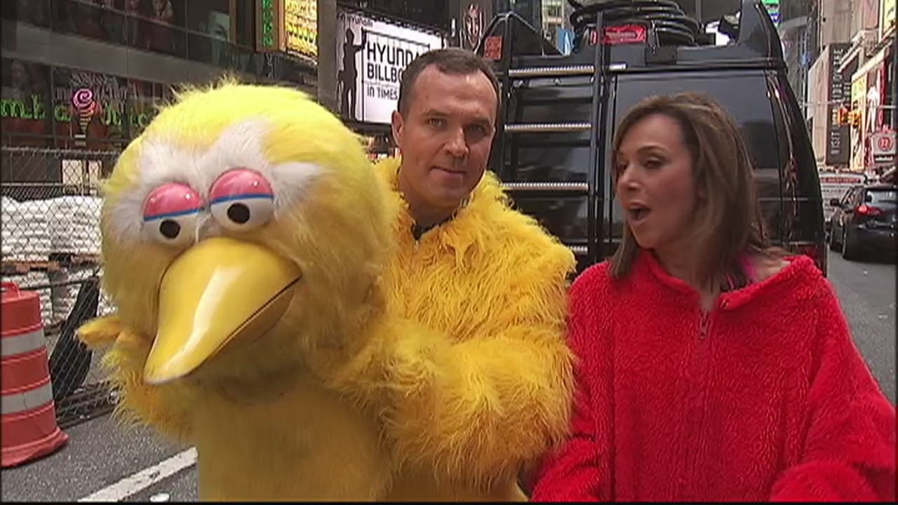 Rosanna Scotto and Greg Kelly in Times Square