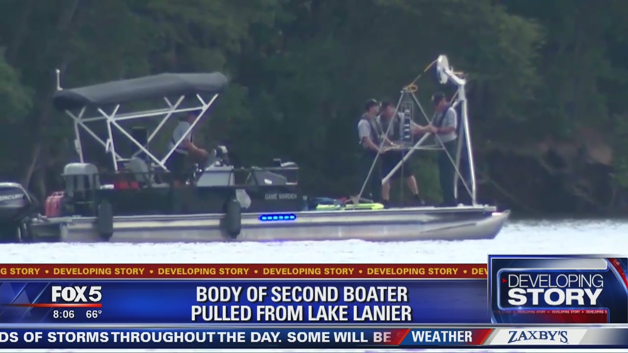 Body of second missing boater pulled from Lake Lanier