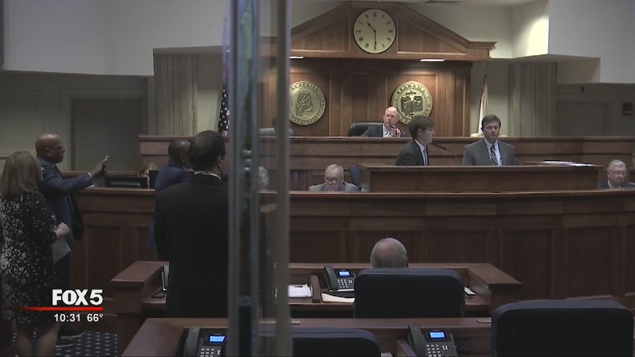 Alabama abortion ban vote delayed after shouting breaks out