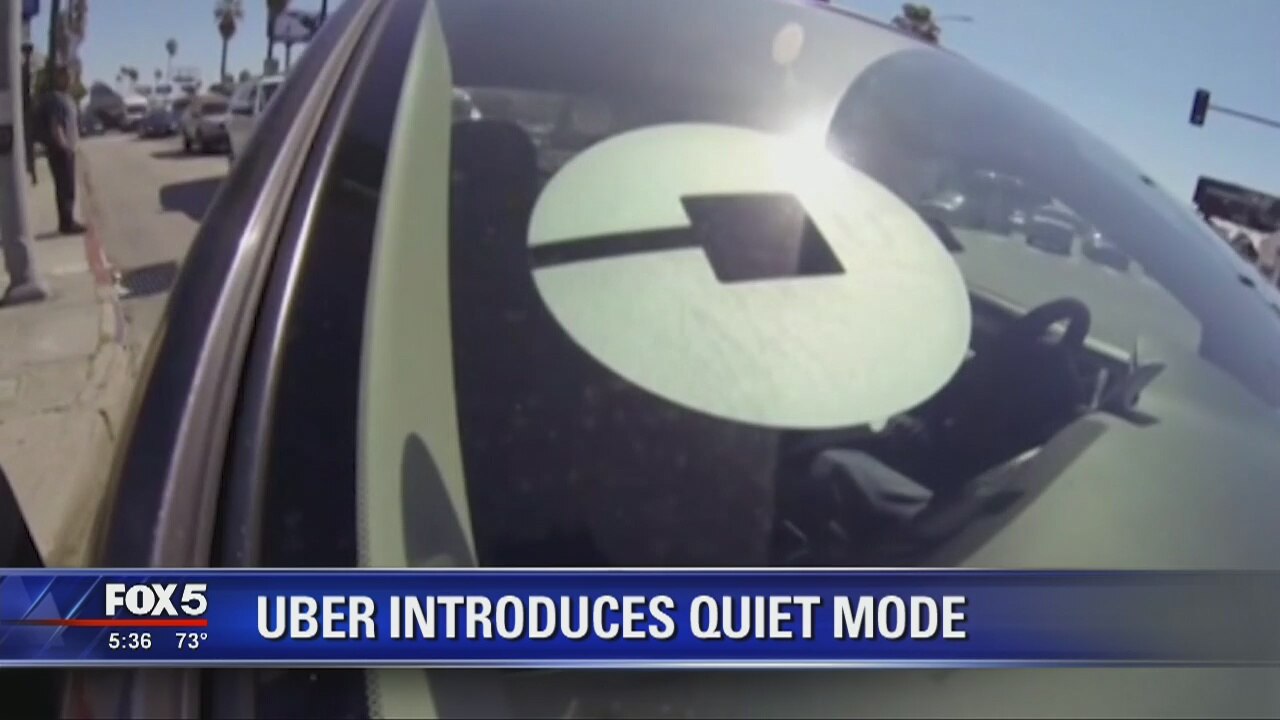 Uber introduces quiet mode