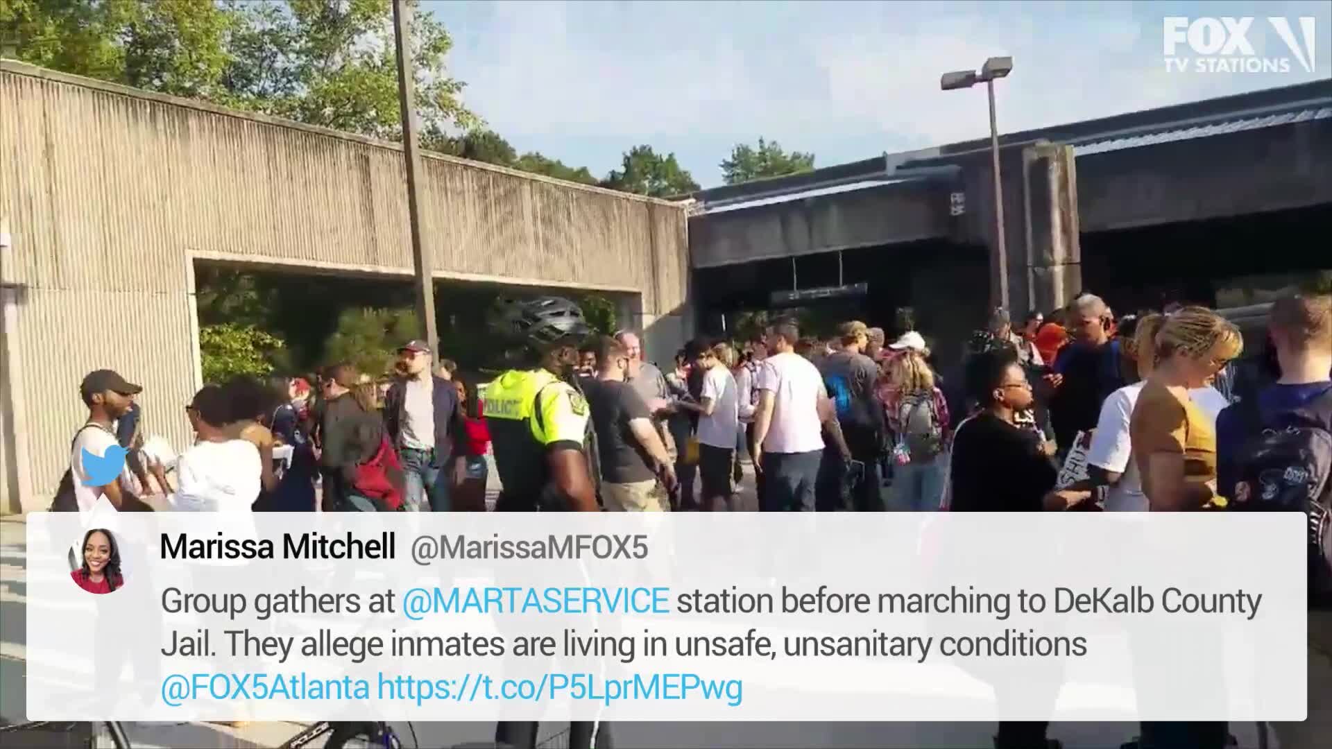 DeKalb County Jail protest 1 | FOX 5 Atlanta