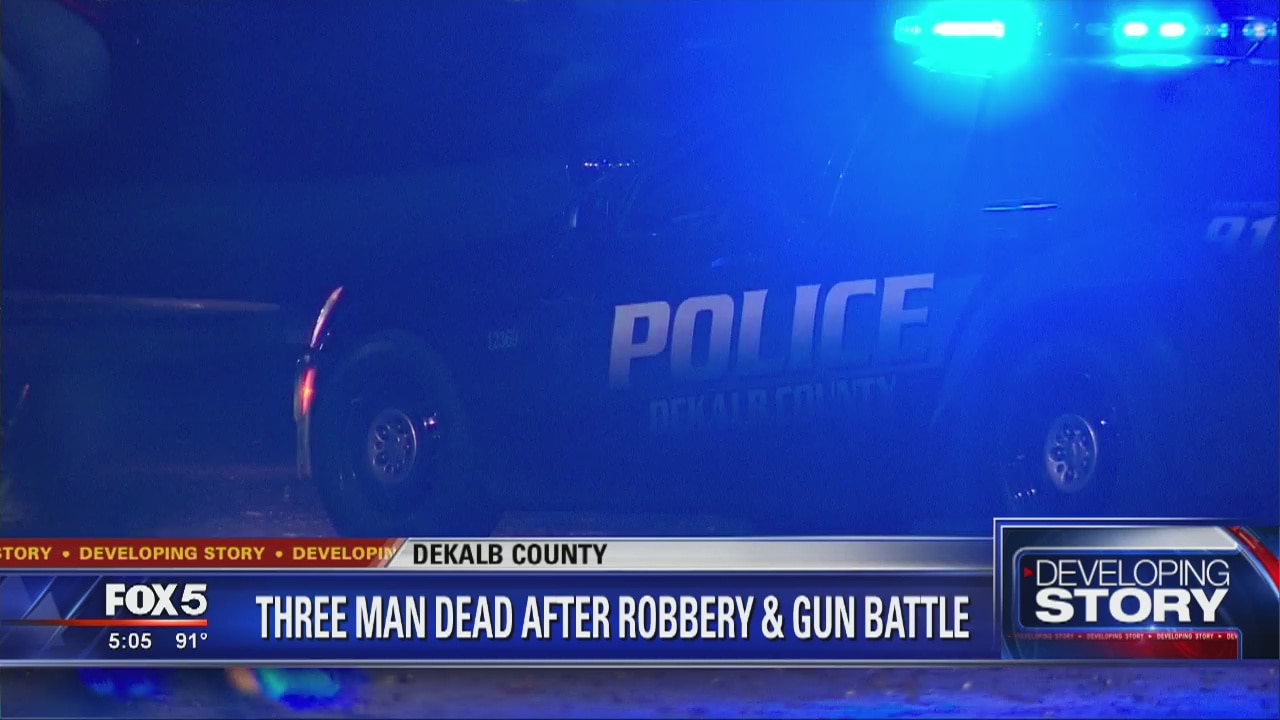 3 men dead after robbery, gun battle