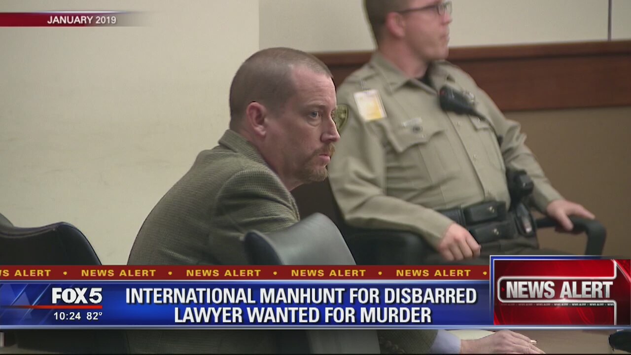 International manhunt for disbarred lawyer wanted for murder
