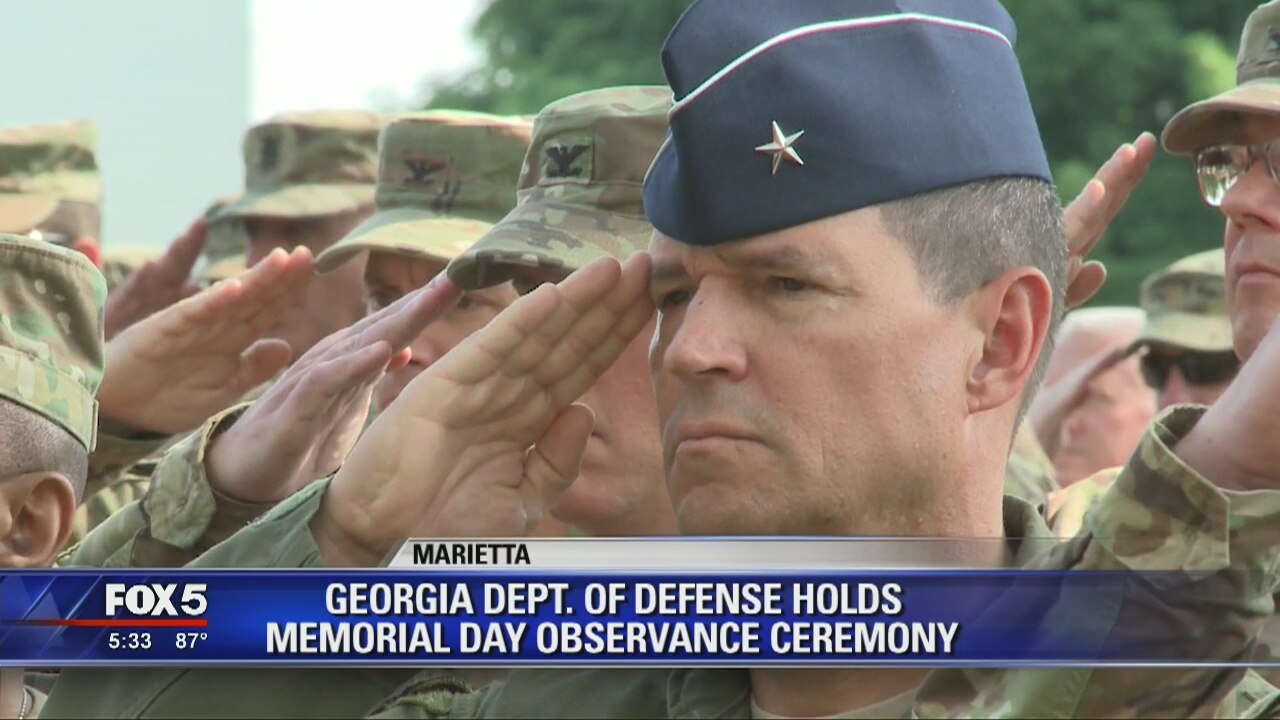 Georgia Department of Defense holds Memorial Day ceremony