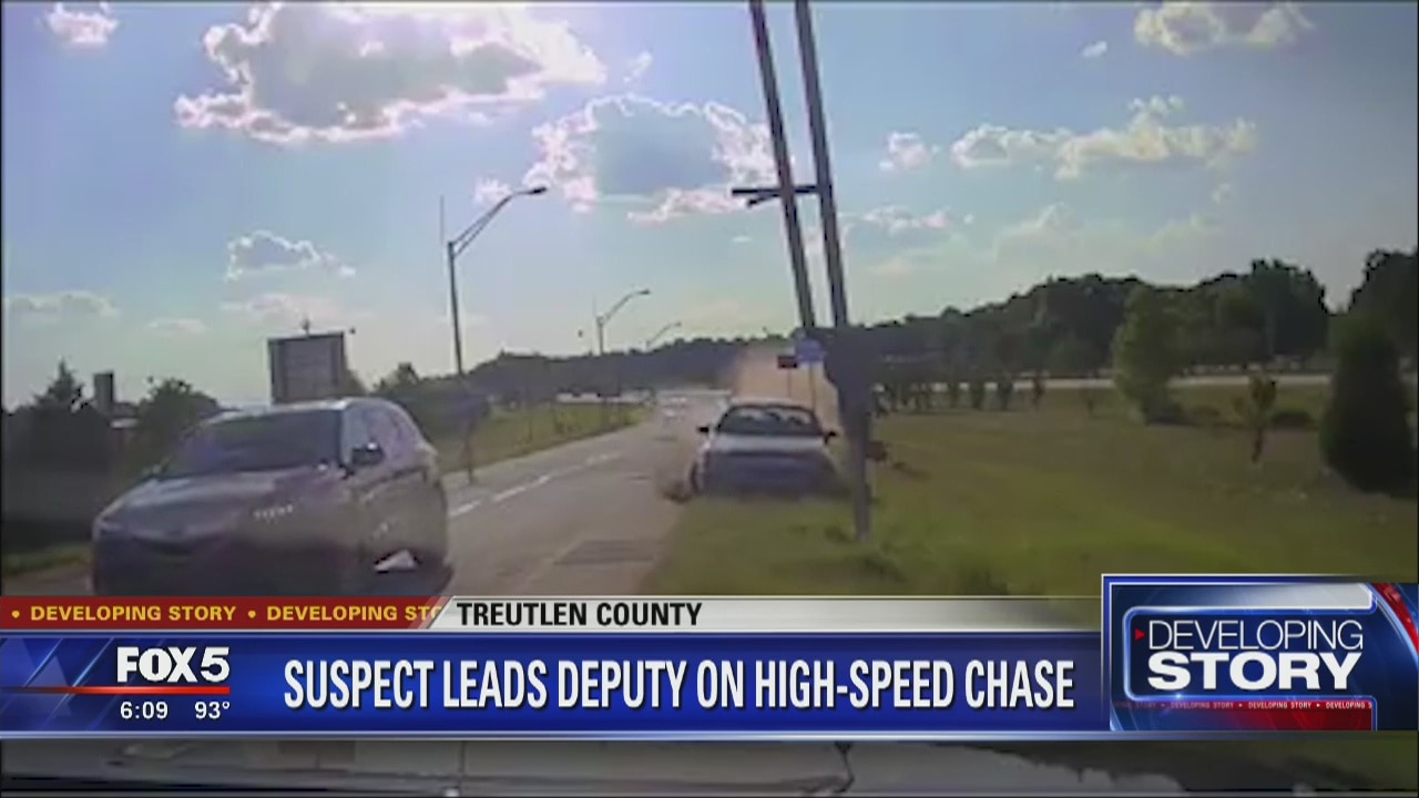 Suspect leads deputy on high-speed chase