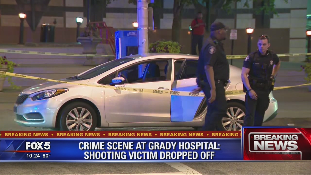 Crime scene at Grady Memorial Hospital
