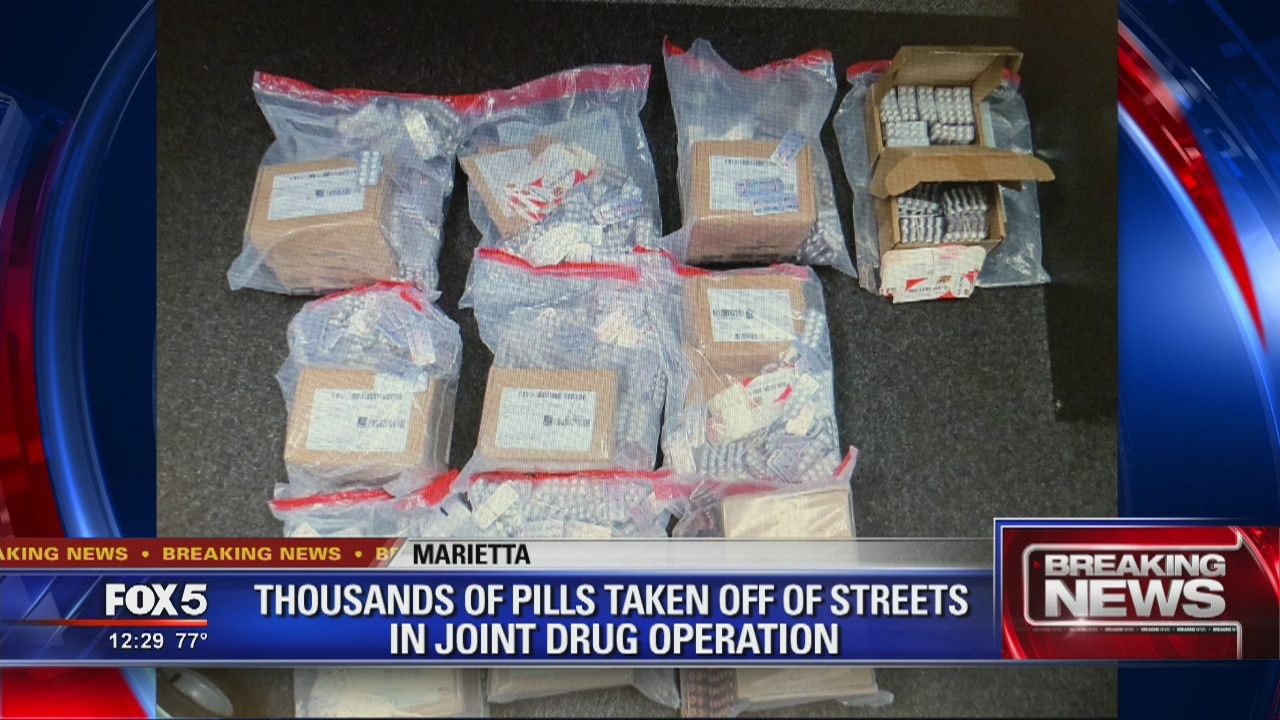 Thousands of pills found in drug operation