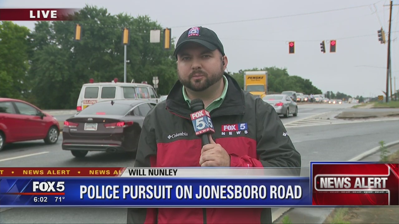 Only on FOX 5: Robbery Suspects Flee Police