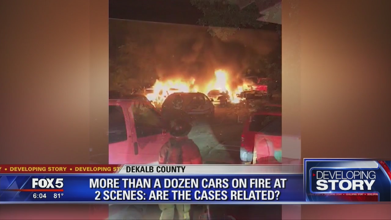 Dekalb multi vehicle fires