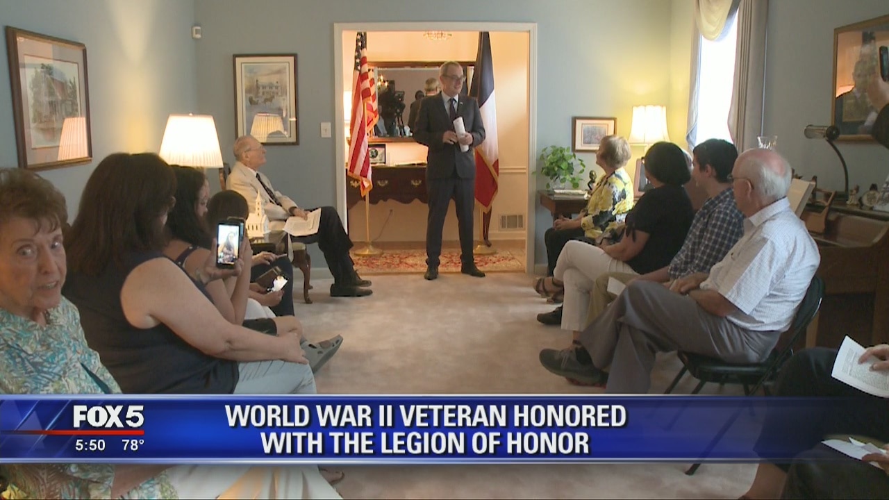 World War II veteran honored with the Legion of Honor