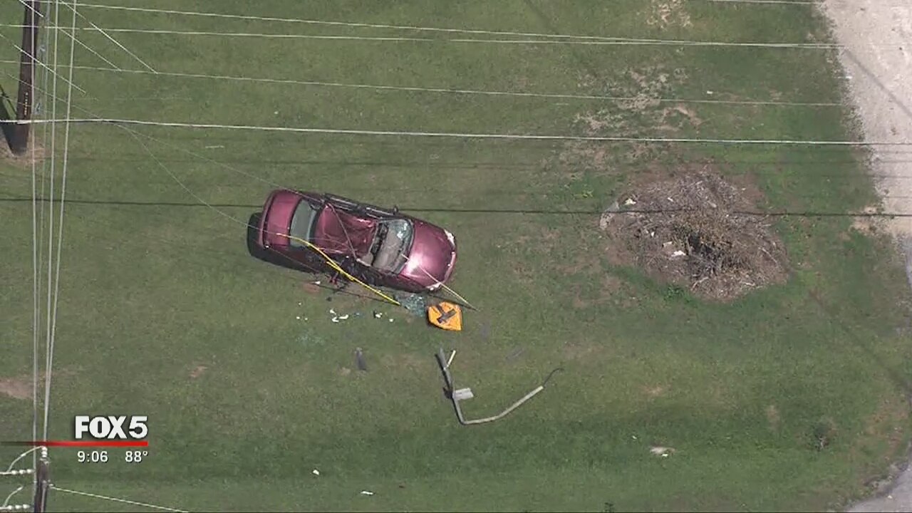 High-speed police chase