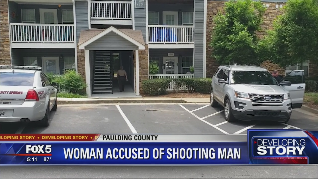 Woman accused of shooting man