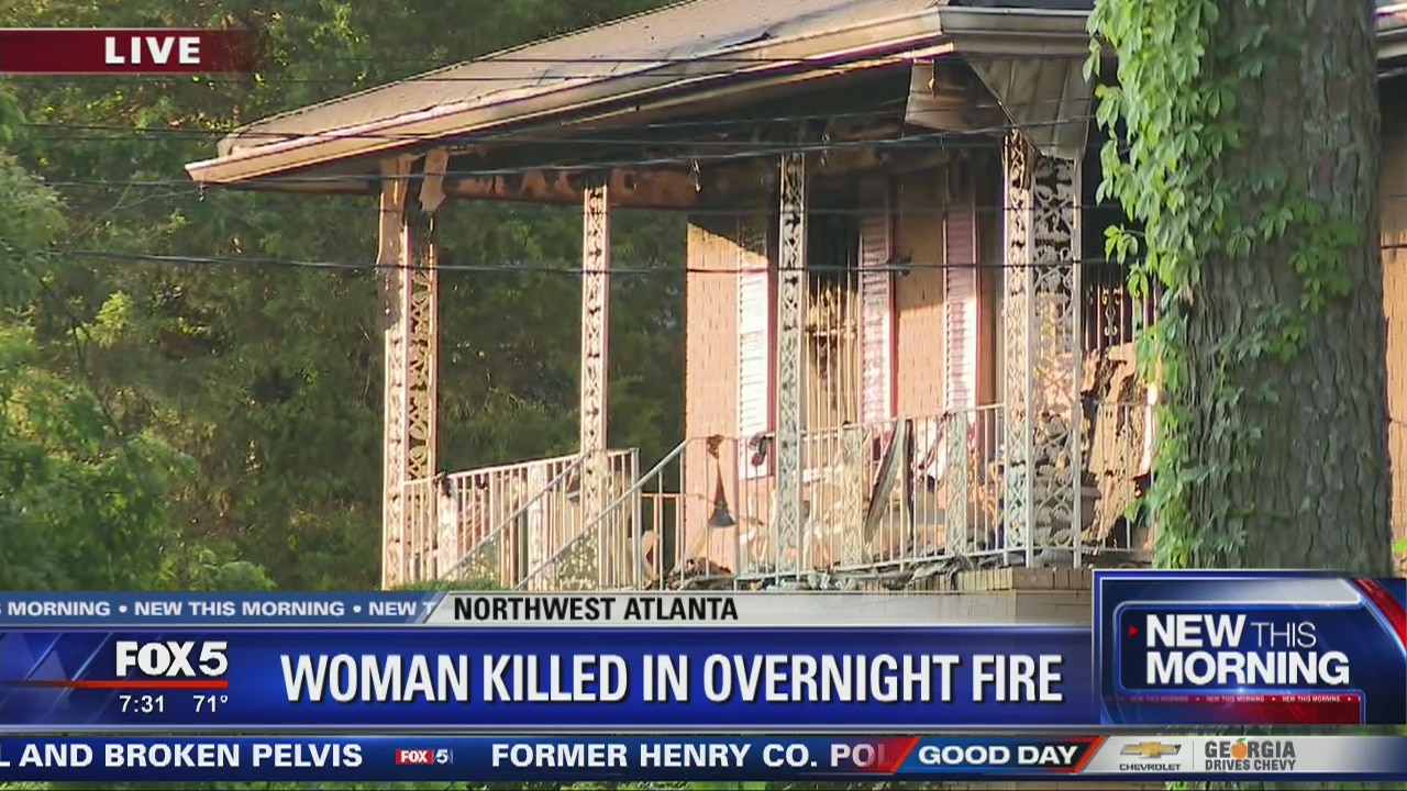 Elderly woman killed in house fire