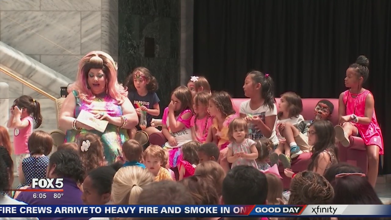 Drag queen story time at Atlanta City Hall