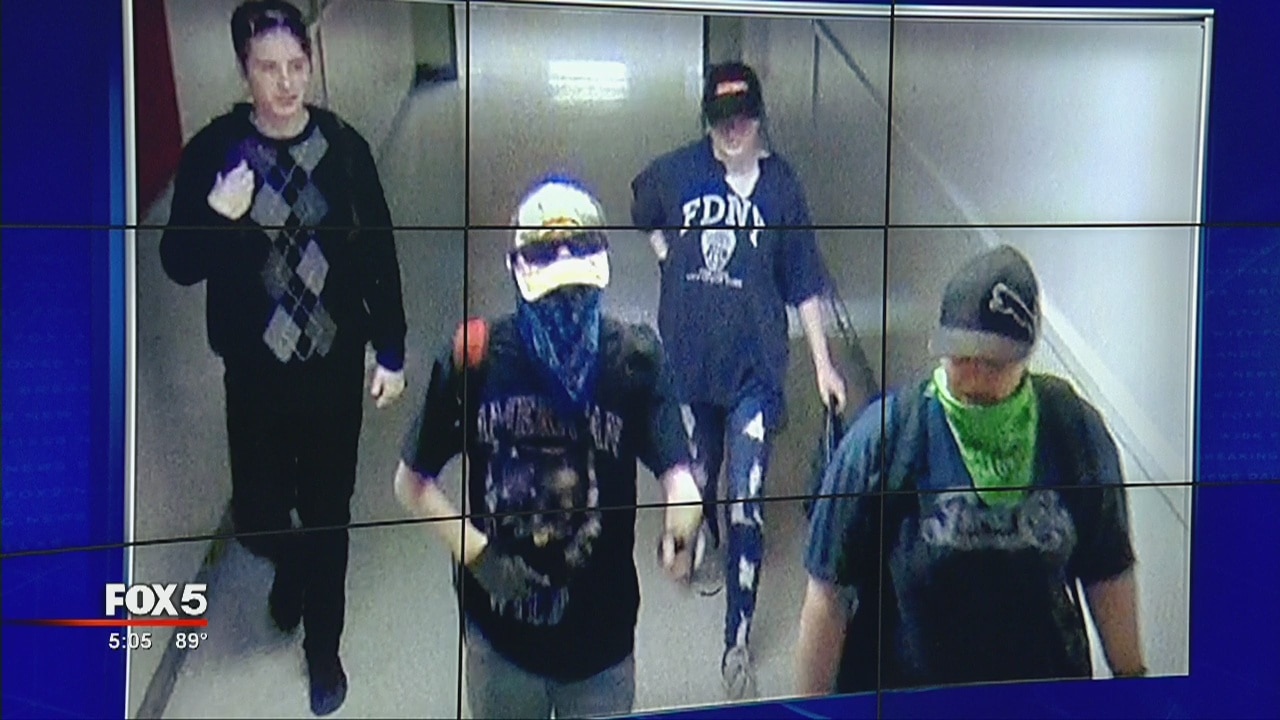 Group of thieves steal items from elementary school