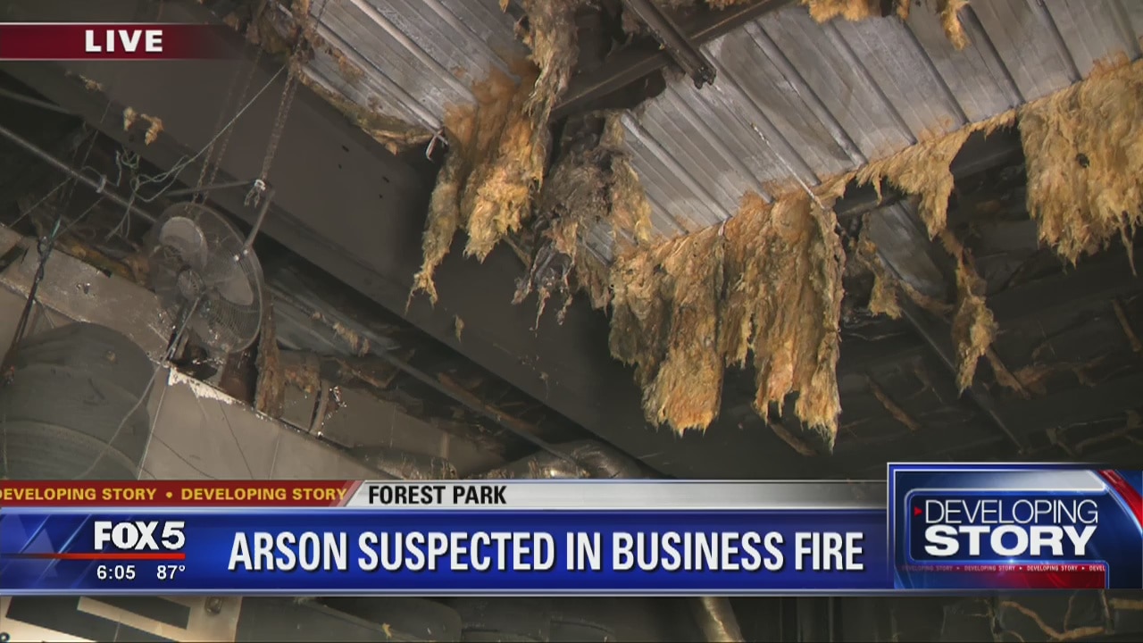 Arson suspected in business fire