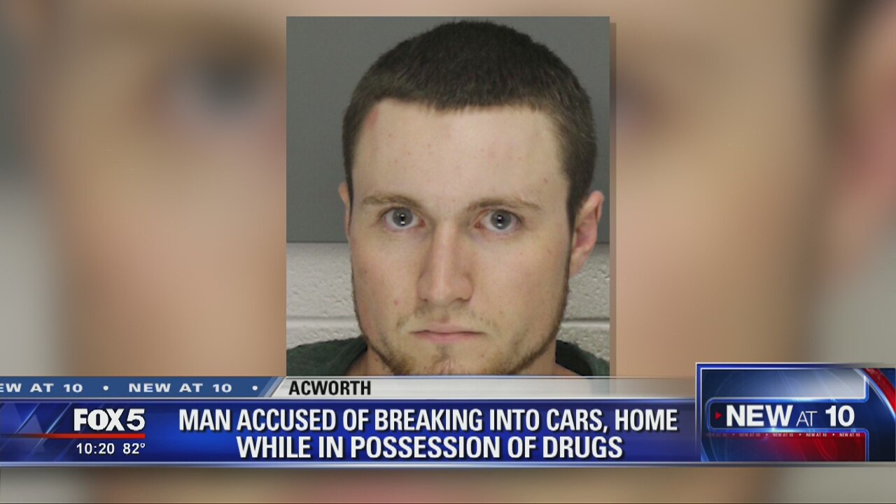 Man accused of breaking into cars, home while in possession of drugs ...