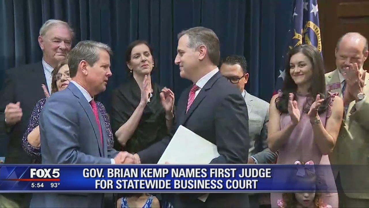 Gov. Kemp names first Judge for State Business Court