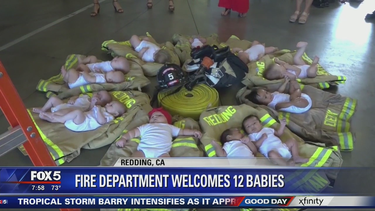 California fire department welcomes 12 babies
