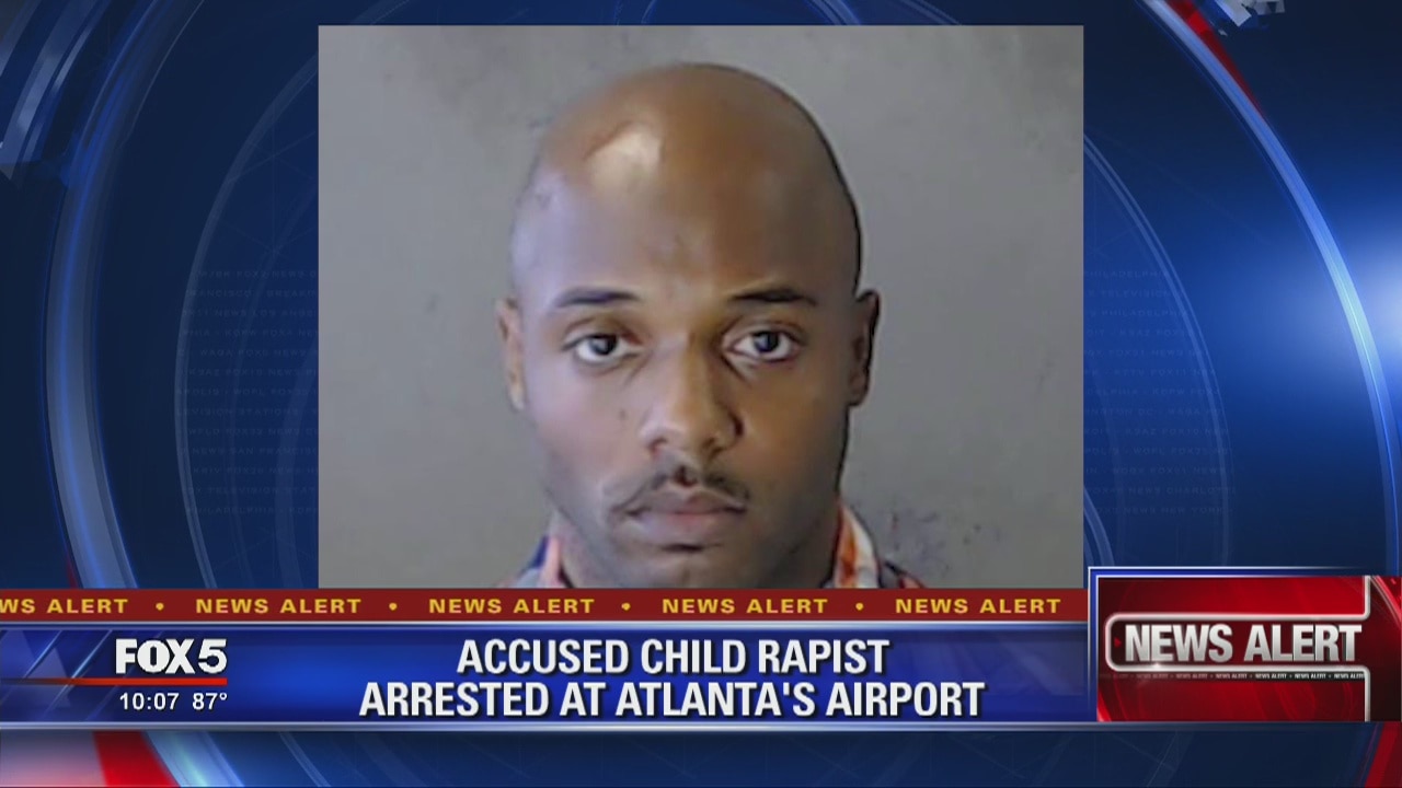 Accused child rapist arrested at Atlanta's airport