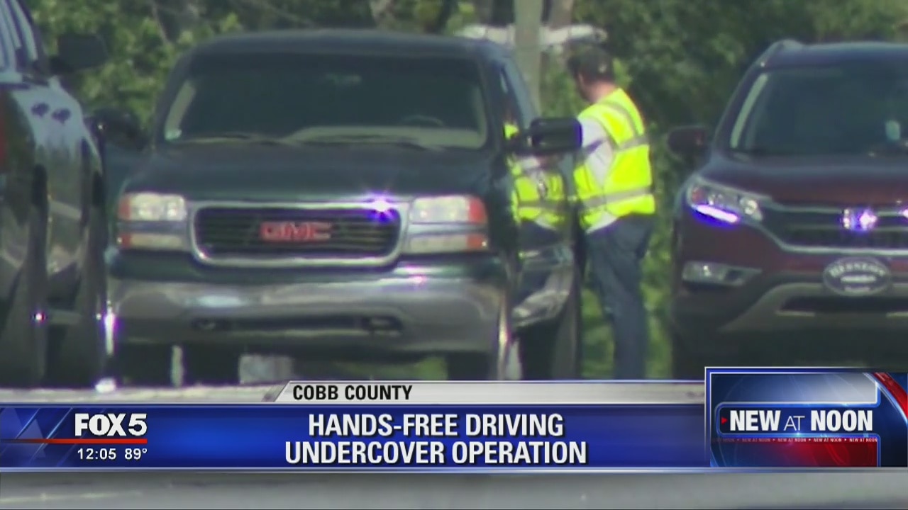 Undercover hands-free driving operation