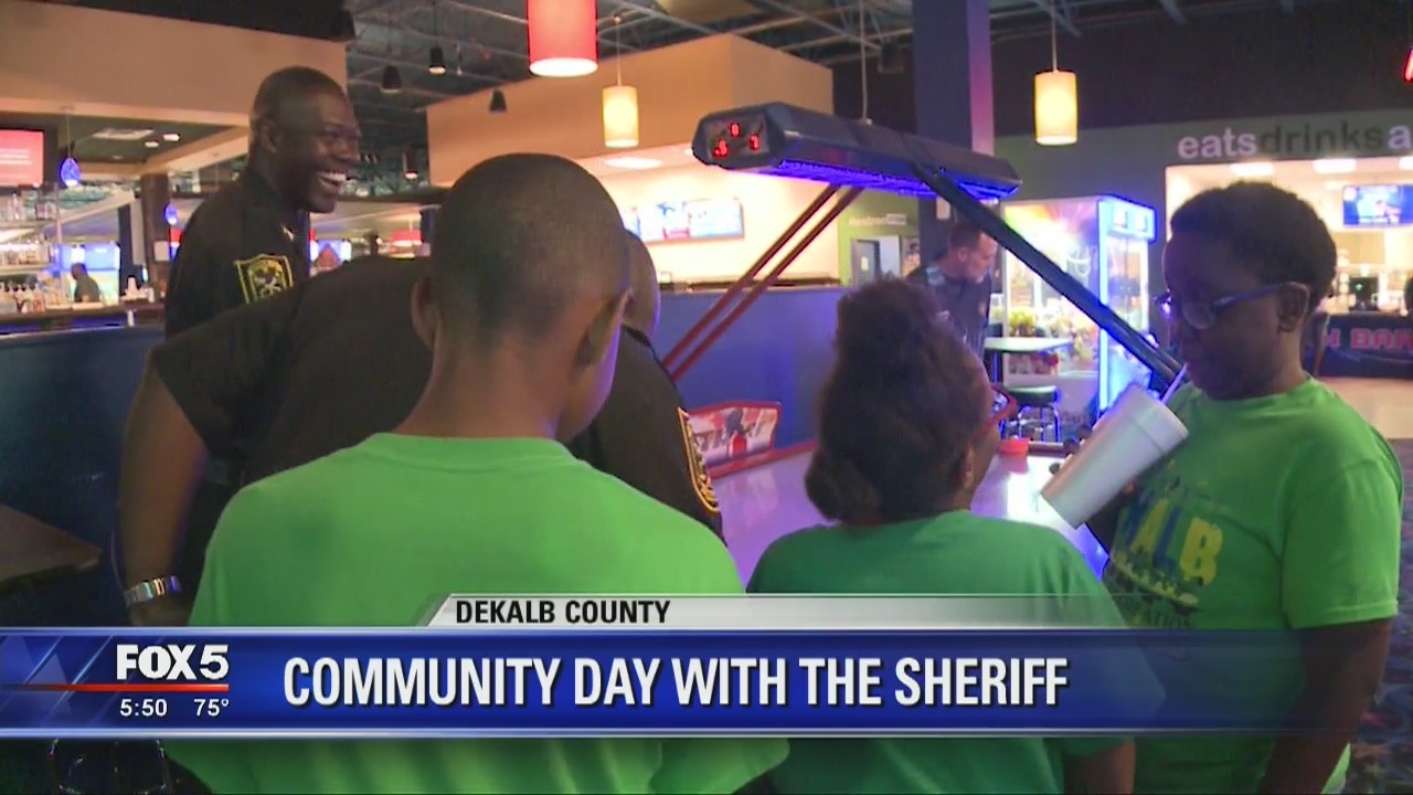 Community day with the sheriff