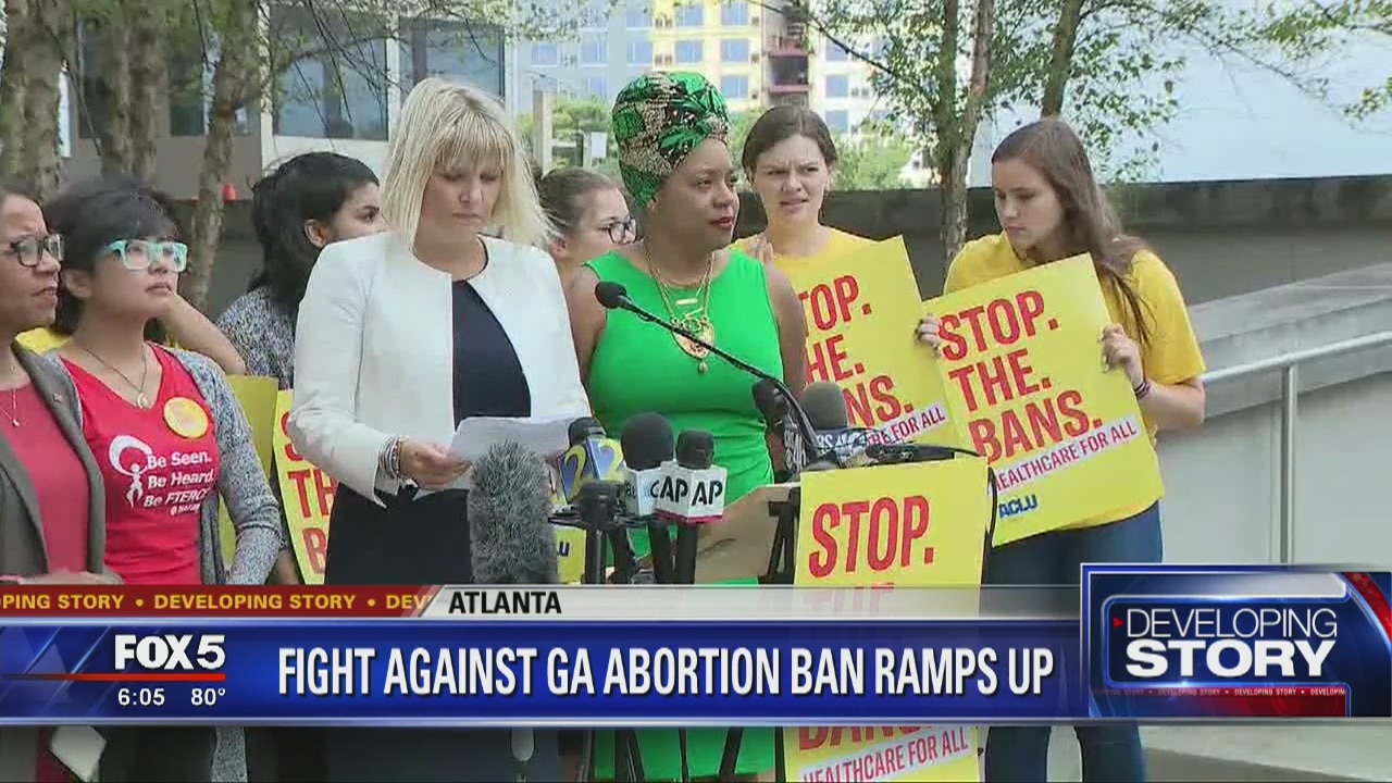 Fight again Georgia's abortion ban ramps up